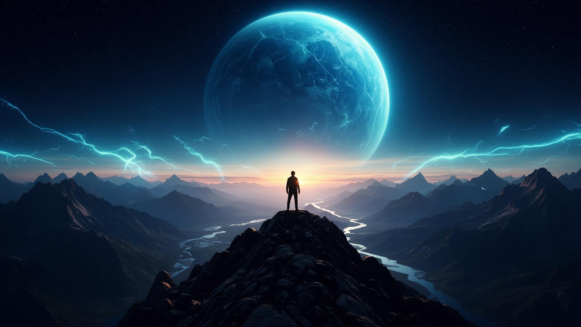 Cinematic cosmic landscape